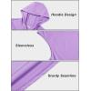 imageMAGCOMSEN Mens Tank Top Sleeveless Hoodie Cotton TShirt Summer Casual Shirt Muscle TeeLight Purple