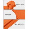 imageMAGCOMSEN Mens Tank Top Sleeveless Hoodie Cotton TShirt Summer Casual Shirt Muscle TeeOrange