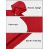 imageMAGCOMSEN Mens Tank Top Sleeveless Hoodie Cotton TShirt Summer Casual Shirt Muscle TeeTomato Red
