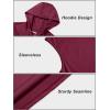 imageMAGCOMSEN Mens Tank Top Sleeveless Hoodie Cotton TShirt Summer Casual Shirt Muscle TeeWine Red