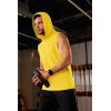 imageMAGCOMSEN Mens Tank Top Sleeveless Hoodie Cotton TShirt Summer Casual Shirt Muscle TeeYellow