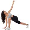 imageMAGCOMSEN Womens Strappy Sports Bra Padded Backless Sexy Low Impact MoistureWicking Wireless for Yoga Workout FitnessLight Gray