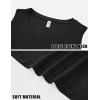 imageMAGCOMSEN Womens Workout Tank Tops Sleeveless Yoga Shirts Cropped Loose Fit Athletic Dry Fit Moisture WickingBlack