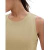 imageMAGCOMSEN Womens Workout Tank Tops Sleeveless Yoga Shirts Cropped Loose Fit Athletic Dry Fit Moisture WickingKhaki