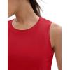 imageMAGCOMSEN Womens Workout Tank Tops Sleeveless Yoga Shirts Cropped Loose Fit Athletic Dry Fit Moisture WickingRed