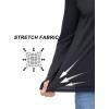 imageMAGCOMSEN Mens UPF 50 Sun Protection Hoodie Lightweight Long Sleeve Rash Guard Shirts Fishing Swim Athletic WorkoutBlack