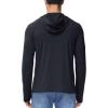 imageMAGCOMSEN Mens UPF 50 Sun Protection Hoodie Lightweight Long Sleeve Rash Guard Shirts Fishing Swim Athletic WorkoutBlack