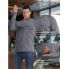imageMAGCOMSEN Mens UPF 50 Sun Protection Hoodie Lightweight Long Sleeve Rash Guard Shirts Fishing Swim Athletic WorkoutDark Grey