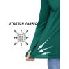 imageMAGCOMSEN Mens UPF 50 Sun Protection Hoodie Lightweight Long Sleeve Rash Guard Shirts Fishing Swim Athletic WorkoutEmerald Green