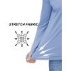 imageMAGCOMSEN Mens UPF 50 Sun Protection Hoodie Lightweight Long Sleeve Rash Guard Shirts Fishing Swim Athletic WorkoutLight Blue