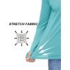 imageMAGCOMSEN Mens UPF 50 Sun Protection Hoodie Lightweight Long Sleeve Rash Guard Shirts Fishing Swim Athletic WorkoutLight Green