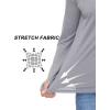 imageMAGCOMSEN Mens UPF 50 Sun Protection Hoodie Lightweight Long Sleeve Rash Guard Shirts Fishing Swim Athletic WorkoutLight Grey