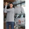imageMAGCOMSEN Mens UPF 50 Sun Protection Hoodie Lightweight Long Sleeve Rash Guard Shirts Fishing Swim Athletic WorkoutLight Grey