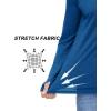 imageMAGCOMSEN Mens UPF 50 Sun Protection Hoodie Lightweight Long Sleeve Rash Guard Shirts Fishing Swim Athletic WorkoutMiddle Blue