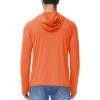 imageMAGCOMSEN Mens UPF 50 Sun Protection Hoodie Lightweight Long Sleeve Rash Guard Shirts Fishing Swim Athletic WorkoutOrange