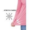 imageMAGCOMSEN Mens UPF 50 Sun Protection Hoodie Lightweight Long Sleeve Rash Guard Shirts Fishing Swim Athletic WorkoutPink