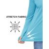 imageMAGCOMSEN Mens UPF 50 Sun Protection Hoodie Lightweight Long Sleeve Rash Guard Shirts Fishing Swim Athletic WorkoutWater Blue