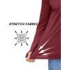 imageMAGCOMSEN Mens UPF 50 Sun Protection Hoodie Lightweight Long Sleeve Rash Guard Shirts Fishing Swim Athletic WorkoutWine Red