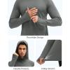 imageMAGCOMSEN Mens UPF 50 Sun Protection Shirts Quick Dry Long Sleeve Rash Guard Lightweight Hoodie Shirt Fishing RunningDark Grey