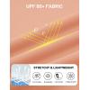 imageMAGCOMSEN Womens Sleeveless Workout Tank Tops UPF 80 Racerback Shirts Quick Dry UV Protection Athletic Gym Summer TopsApricot