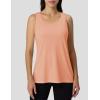 imageMAGCOMSEN Womens Sleeveless Workout Tank Tops UPF 80 Racerback Shirts Quick Dry UV Protection Athletic Gym Summer TopsApricot