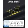 imageMAGCOMSEN Womens Sleeveless Workout Tank Tops UPF 80 Racerback Shirts Quick Dry UV Protection Athletic Gym Summer TopsBlack