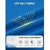imageMAGCOMSEN Womens Sleeveless Workout Tank Tops UPF 80 Racerback Shirts Quick Dry UV Protection Athletic Gym Summer TopsBlue Green