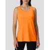imageMAGCOMSEN Womens Sleeveless Workout Tank Tops UPF 80 Racerback Shirts Quick Dry UV Protection Athletic Gym Summer TopsFluorescent Orange