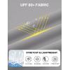 imageMAGCOMSEN Womens Sleeveless Workout Tank Tops UPF 80 Racerback Shirts Quick Dry UV Protection Athletic Gym Summer TopsLight Grey