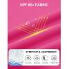 imageMAGCOMSEN Womens Sleeveless Workout Tank Tops UPF 80 Racerback Shirts Quick Dry UV Protection Athletic Gym Summer TopsRose Red