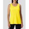 imageMAGCOMSEN Womens Sleeveless Workout Tank Tops UPF 80 Racerback Shirts Quick Dry UV Protection Athletic Gym Summer TopsYellow