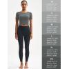 imageMAGCOMSEN Womens Crop Workout Tops Yoga Short Sleeve Athletic Shirts Cropped Slim Fit Gym Clothes Tight Tshirt ExerciseGray
