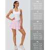 imageMAGCOMSEN Womens Crop Workout Tank Tops with Built in Bra Fitted Racerback Sleeveless Yoga Shirts CamisoleWhite