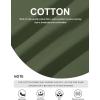 imageMAGCOMSEN Mens Long Sleeve Shirt with Pocket Cotton Crew Neck Shirts Casual Lightweight TShirtArmy Green
