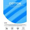 imageMAGCOMSEN Mens Long Sleeve Shirt with Pocket Cotton Crew Neck Shirts Casual Lightweight TShirtAzure