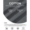 imageMAGCOMSEN Mens Long Sleeve Shirt with Pocket Cotton Crew Neck Shirts Casual Lightweight TShirtDark Grey
