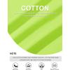 imageMAGCOMSEN Mens Long Sleeve Shirt with Pocket Cotton Crew Neck Shirts Casual Lightweight TShirtFluorescent Green