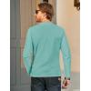 imageMAGCOMSEN Mens Long Sleeve Shirt with Pocket Cotton Crew Neck Shirts Casual Lightweight TShirtGrey Green