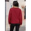 imageMAGCOMSEN Womens Corduroy Jacket Sherpa Fleece Lined Warm Winter Coat Button Down Casual Jacket with PocketsWine Red