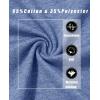 imageMAGCOMSEN Womens LongSleeve CrewNeck Cotton TShirt ClassicFit Shirt Soft Breathable Casual Tee Basic TopsGrayish Blue