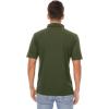 imageMAGCOMSEN Mens Polo Shirts 3 Buttons Casual Work T Shirts Quick Dry Short Sleeve Golf Shirt Pique Jersey Outdoor PerformanceArmy Green
