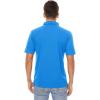 imageMAGCOMSEN Mens Polo Shirts 3 Buttons Casual Work T Shirts Quick Dry Short Sleeve Golf Shirt Pique Jersey Outdoor PerformanceAzure