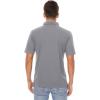 imageMAGCOMSEN Mens Polo Shirts 3 Buttons Casual Work T Shirts Quick Dry Short Sleeve Golf Shirt Pique Jersey Outdoor PerformanceLight Grey