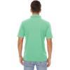 imageMAGCOMSEN Mens Polo Shirts 3 Buttons Casual Work T Shirts Quick Dry Short Sleeve Golf Shirt Pique Jersey Outdoor PerformanceMint Green