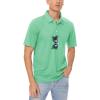 imageMAGCOMSEN Mens Polo Shirts 3 Buttons Casual Work T Shirts Quick Dry Short Sleeve Golf Shirt Pique Jersey Outdoor PerformanceMint Green