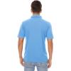 imageMAGCOMSEN Mens Polo Shirts 3 Buttons Casual Work T Shirts Quick Dry Short Sleeve Golf Shirt Pique Jersey Outdoor PerformanceSky Blue