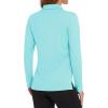 imageMAGCOMSEN Womens Polo Shirts Long Sleeve Golf T Shirt Quick Dry UPF 50 Sun Protection Lightweight Athletic Tennis ShirtsLight Blue