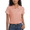 imageMAGCOMSEN Womens Polos Golf Shirts Short Sleeve Collared Shirt Women Quick Dry Fit UPF 50 Tennis Work Athletic TopsApricot