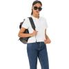 imageMAGCOMSEN Womens Golf Polo Shirts Short Sleeve Collared QuickDry Moisture Wicking TShirt Workout Athletic Tennis TopsAwhite