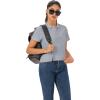 imageMAGCOMSEN Womens Golf Polo Shirts Short Sleeve Collared QuickDry Moisture Wicking TShirt Workout Athletic Tennis TopsLight Gray